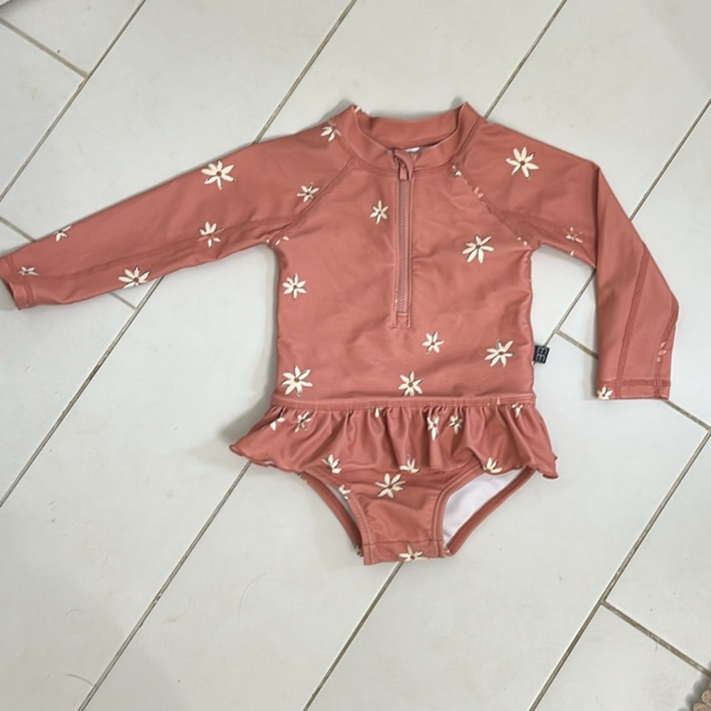 Modern Moments Floral One Piece Swimsuit, size 12mo